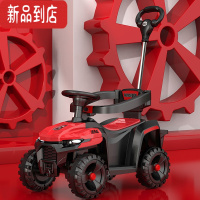 真智力儿童电动车四轮小孩遥控充电越野汽车男女宝宝手推可坐人玩具童车