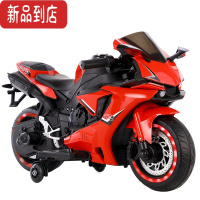 真智力儿童电动车摩托车大号2-8岁男女宝宝可坐人可充电电瓶车玩具童车
