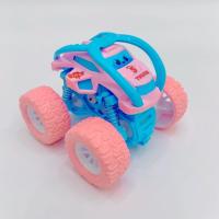 真智力儿童双向惯性耐摔四驱越野车宝宝男孩女孩小汽车玩具翻滚车迷你惯性玩具