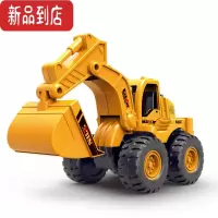 真智力惯性挖掘机推土机铲车工程车耐摔仿真模型宝宝儿童玩具小汽车男孩惯性玩具