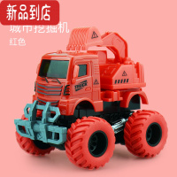 真智力儿童惯性四驱越野车撞击变形玩具车宝宝工程小汽车模型2-5岁男孩惯性玩具