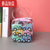 真智力6只装儿童玩具车男孩女孩宝宝小汽车迷你惯性工程车挖掘机模型惯性玩具