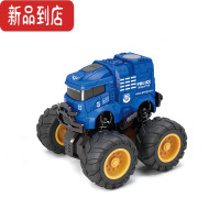 真智力惯性合金工程车消防救援军事攀爬越野滑行儿童男孩玩具车六一礼物惯性玩具