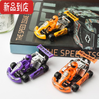 真智力新款回力赛车卡丁车儿童益智玩具小礼品方程式汽车惯性小车货惯性玩具