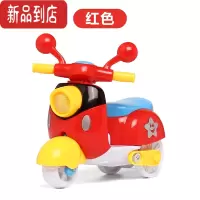 真智力迷你摩托车儿童玩具回力惯性车婴幼儿1-3岁女宝宝男孩小汽车模型惯性玩具