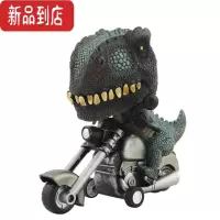 真智力霸王龙骑摩托车!恐龙惯性机车玩具仿真动物老虎造型六一儿童礼物惯性玩具