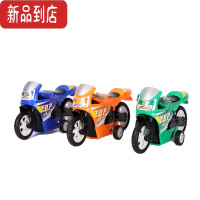 真智力回力摩托车儿童小玩具1-2元宝宝1-3岁玩具车小孩义乌货源奖品惯性玩具