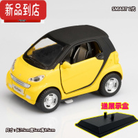 真智力合金小警车玩具仿真smar车模宝宝回力小汽车警察车儿童玩具车男孩惯性玩具