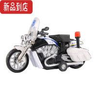 真智力雅马哈太子摩托车跑车仿真玩具声光回力车儿童生日礼物惯性玩具