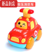 真智力一岁宝宝2岁益智学爬婴儿手指宝宝按压车小汽车回力玩具救护儿童