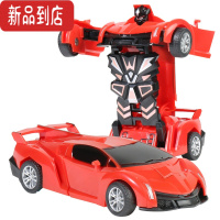 真智力儿童撞击变形车金刚玩具机器人小汽车赛车模型回力惯性耐摔男孩子惯性玩具