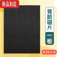 真智力圆形大中小软磁片随堂课公开课可粘学生展示作品单面磁性贴带强力背胶教学教具吸铁石磁力贴黑板橡胶磁铁贴片 长条磁性玩具