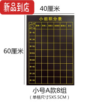 真智力磁性小组积分表黑板贴班级评分表评比栏小组竞赛比赛评分表学生激励积分表可擦写磁性黑板贴大号班级评比用品 40磁性玩具