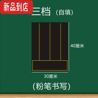 真智力磁性计数器磁性贴教学计数表黑板贴小学数学大号三档五档九档计数 三位(自填)磁性玩具