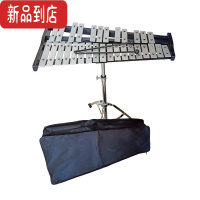 真智力奥尔夫打击乐器音乐教学32音铝板琴钢片琴小钟琴马林巴琴专业敲琴 30音铝板琴包支架歌谱音符贴