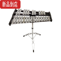 真智力奥尔夫打击乐器音乐教学32音铝板琴钢片琴小钟琴马林巴琴专业敲琴 25音铝板琴包支架歌谱音符贴