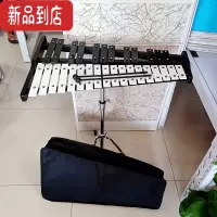 真智力奥尔夫打击乐器音乐教学32音铝板琴钢片琴小钟琴马林巴琴专业敲琴 30音黑白键琴包支架歌谱音符贴