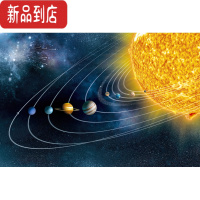 真智力木质拼图300/500/1000片科普星球成年人儿童益智礼物 300片太阳系002