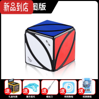 真智力奇艺异形魔方全套儿童益智玩具三角金字塔镜面枫叶斜转五魔方粽子 枫叶 贴纸款 送:底座+螺丝刀等大礼包 异形魔方