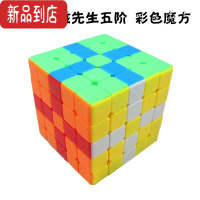 真智力[魔方小站]磁先生二三四五阶磁力速拧魔方玩具益智魔方套装 磁先生五阶彩色