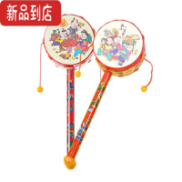 真智力新生婴幼儿沙锤摇铃早教益智手铃宝宝抓握训练玩具床铃幼儿拨浪鼓