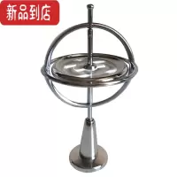 真智力金属反重力黑科技科教成人减压器平衡机械儿童抖音玩具 升级版气质银(标配+四重礼)陀螺