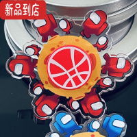 真智力抖音同款太空狼人指尖陀螺旋转会奔跑的鸣人动态皮卡丘手指陀螺 太空狼人杀红色款