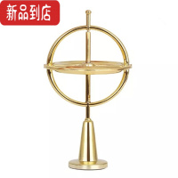 真智力反重力陀螺仪机械器创意平衡高级黑科技科教儿童指尖玩具 金色陀螺仪/收藏送润滑油