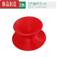 真智力旋转大陀螺椅子不倒翁360度儿童户外平衡感统训练器材商场休闲椅 红色-小号