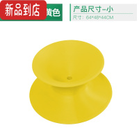 真智力旋转大陀螺椅子不倒翁360度儿童户外平衡感统训练器材商场休闲椅 黄色-小号