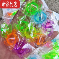 真智力迷你小陀螺玩具 透明陀螺经典怀旧玩具儿童手拧陀螺幼儿园小礼品 15个透明陀螺(3个装)