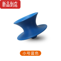 真智力卡通旋转不倒翁360度儿童前庭平衡感统训练器材大小陀螺椅子玩具 陀螺椅小号蓝色