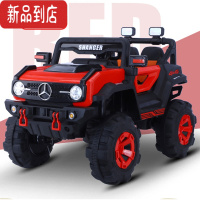 真智力儿童电动车四轮越野汽车男女宝宝玩具车可坐人四驱带遥控充电童车