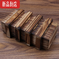 真智力秘宝盒孔明锁鲁班锁温柔解锁机关盒子单开三开魔盒积木智力玩具 大号三开魔盒