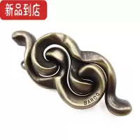 真智力魔合金锁海洋之心烧脑益智10级Puzzle玩具高智商金属智力锁鲁班锁 绿色 魔乐(5级)