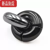 真智力魔合金球烧脑Puzzle10级益智玩具成人高难压解闷海洋之心鲁班锁 藏青色 魔连(5级)
