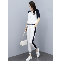 小样传奇欧洲站运动跑步套装女2021夏季新款时尚休闲减龄显瘦两件套气质