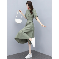 小样传奇连衣裙女夏2021年新款收腰修身显瘦气质今年流行法式复古夏天裙子