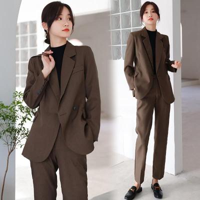 小样传奇高端职业装西装套装女2022春季韩版轻奢气质定制西服