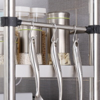 厨房置物架专用不锈钢s型挂钩s铁钩s钩子阿斯卡利家用s形挂钩s勾子s钩