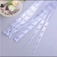 店铺衣架一套装挂衣服的链接胶条塑料连体链条商场女装阿斯卡利服装用挂钩