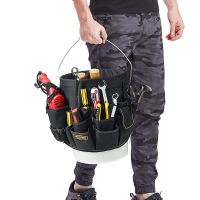 多功能工具桶包阿斯卡利电工包帆布功能袋维修包手提工地施工工具包