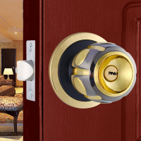 阿斯卡利门锁球形锁房门锁欧式 门锁卧室房门锁球锁球形门锁铜芯