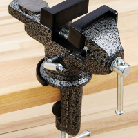 阿斯卡利台钳木工夹具虎台钳工作台小型台虎钳多功能微型平口钳固定器