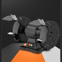 阿斯卡利台式砂轮机小型电动沙轮磨刀机专用打磨机家用工业级防护罩