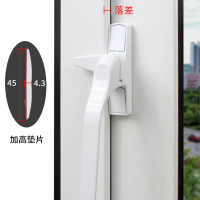 阿斯卡利加厚塑钢门窗拉手锁老式内外平开窗户把手7字执手推拉窗锁扣配件