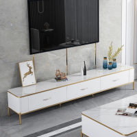 阿斯卡利(ASCARI)轻奢大理石岩板客厅落地茶几电视机柜组合现代简约家用小户型