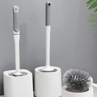 阿斯卡利(ASCARI)马桶刷无死角挂墙式家用卫生间免打孔厕所刷子长柄壁挂清洁刷套装