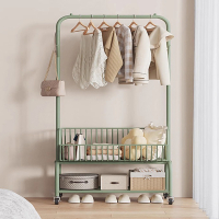 阿斯卡利(ASCARI)晾衣架落地家用卧室宿舍挂衣架杆室内隔夜衣服架子收纳置物衣帽架