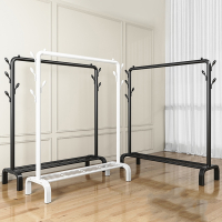 简易晾衣架落地折叠阳台晒衣服架子家用卧室家用晾衣杆折叠挂衣架